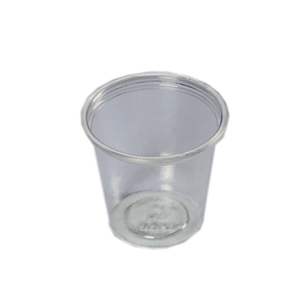 100 Stk. Feinkostbecher Portionsbecher 30 ml milchig klar